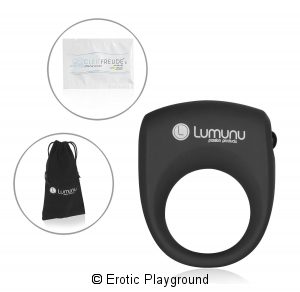 Deluxe Silikon Vibro Penisring Kronjuwel by Lumunu